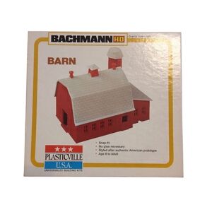Bachmann Ho Barn Plasticville Excellent Used Condition With Box
